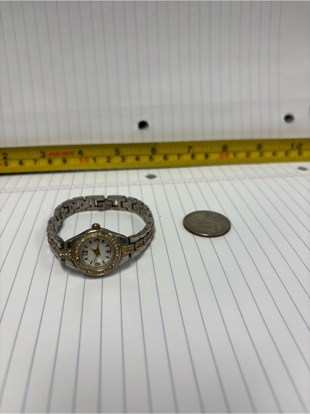 Two-Tone Silver and Gold Women’s Bracelet Watch